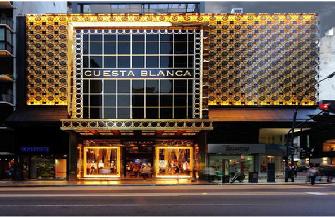 会东门头设计与商业空间的纽带。