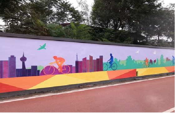 会东墙体彩绘-围墙