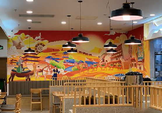 会东商业空间彩绘介绍。