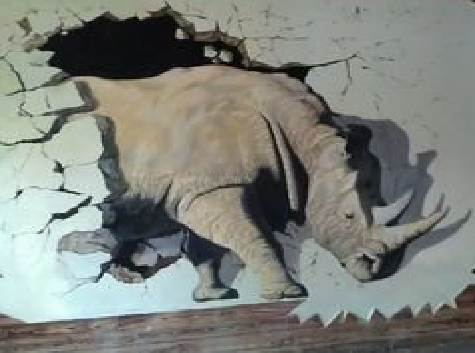 会东在墙绘中,如何绘制3D效果?