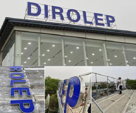 会东楼顶发光字安装的注意事项。